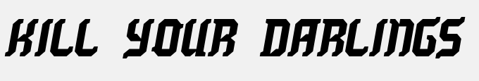 Kill Your Darlings AC