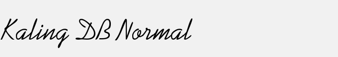 Kaling DB Normal