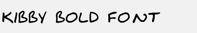 Kibby Bold Font