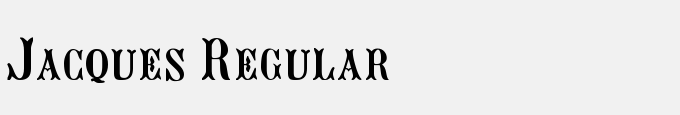 Jacques Regular