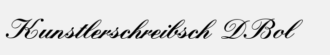 Kunstlerschreibsch DBol