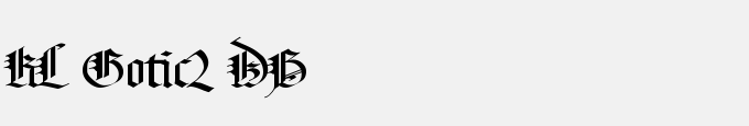 KL Gotic2 DB