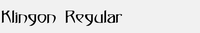 Klingon Regular