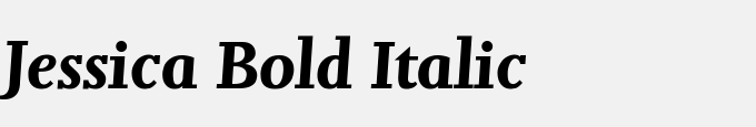 Jessica Bold Italic