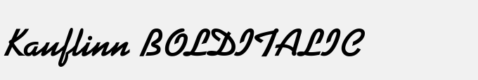 Kauflinn BOLDITALIC