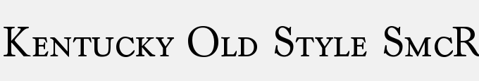 Kentucky Old Style Smc-Regular DB