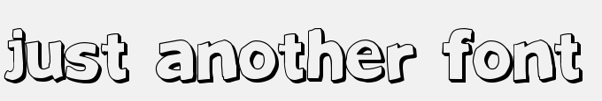 Just Another Font