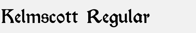 Kelmscott Regular