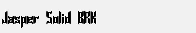 Jasper Solid BRK
