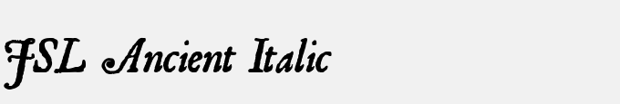 JSL Ancient Italic
