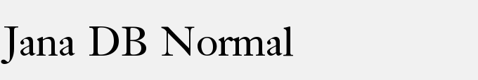 Jana DB Normal