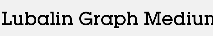 Lubalin Graph Medium BT