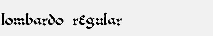 LOMBARDO Regular