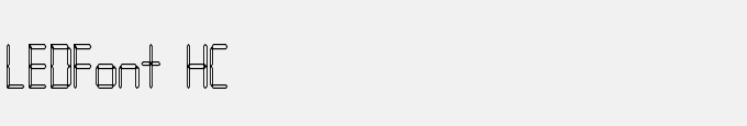 LEDFont HC
