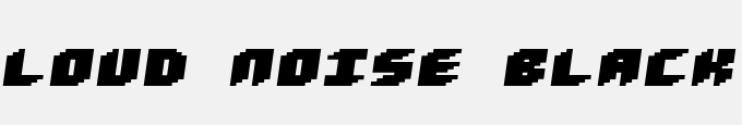 Loud Noise Black Skew