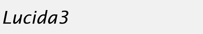 Lucida Sans Ita