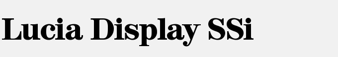 Lucia Display SSi