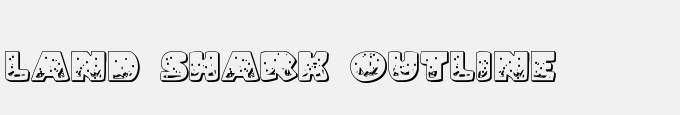 Land Shark Outline