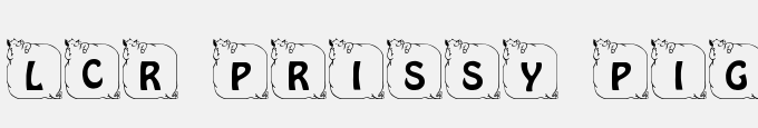 LCR Prissy Pig