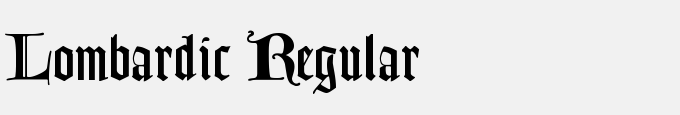 Lombardic Regular