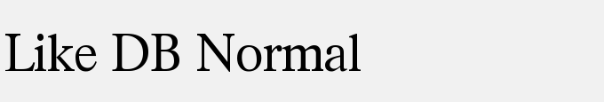 Like DB Normal