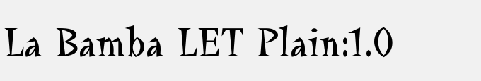 La Bamba LET Plain:1.0