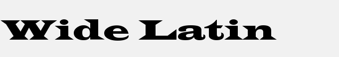 Wide Latin