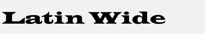 Latin Wide