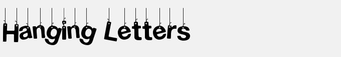 Hanging Letters