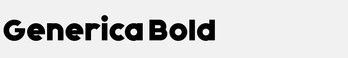 Generica Bold