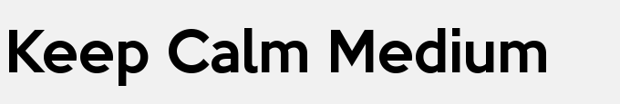 Keep Calm Medium