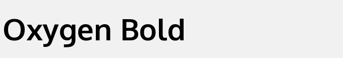 Oxygen Bold