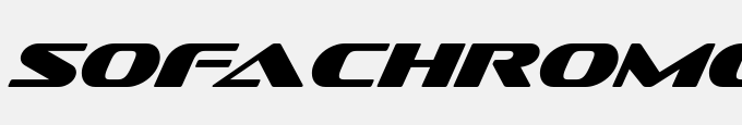 Sofachrome Rg-Italic