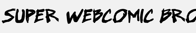 Super Webcomic Bros. Bold Italic