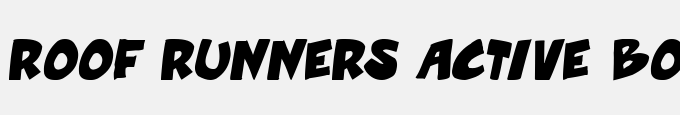 Roof Runners Active Bold Italic