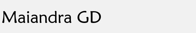 Maiandra GD