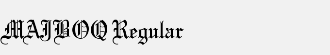 MAJBOQ Regular