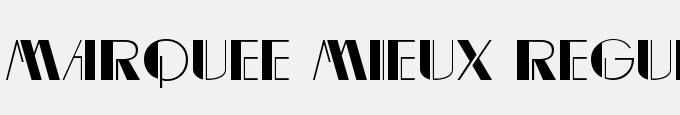 Marquee Mieux Regular
