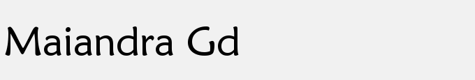 Maiandra GD