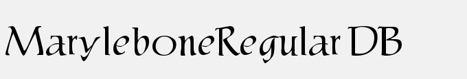 Marylebone-Regular DB