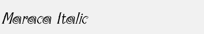 Maraca Italic