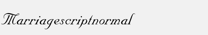 Marriage Script Normal