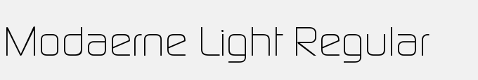 Modaerne Light Regular