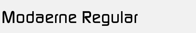 Modaerne Regular