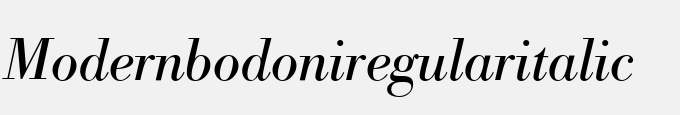 Modern Bodoni-Regular Italic