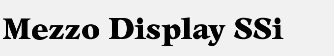 Mezzo Display SSi