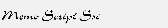Memo Script SSi