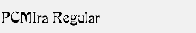 PCMIra Regular