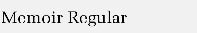 Memoir Regular