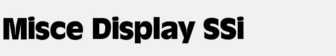 Misce Display SSi